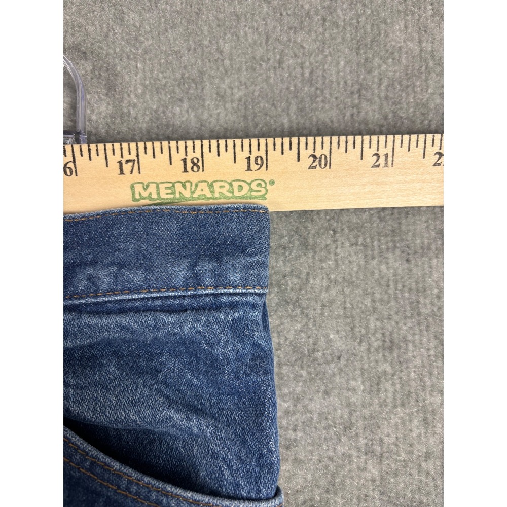 VTG Wrangler 13MWZ Cowboy Cut Jeans Made in USA 38x35 Blue Denim - Picture 7 of 10